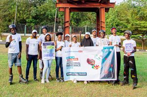 Students of the Federal University of Allied Health Sciences, Enugu skate against AMR